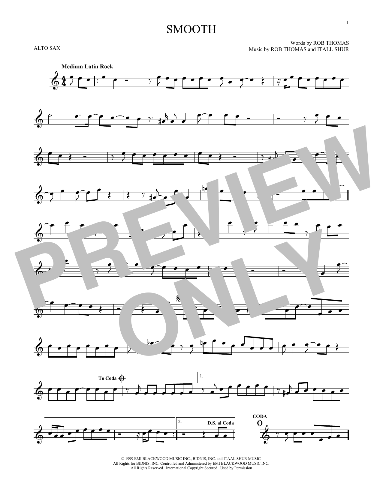 Product gallery: Page 1 of 1 Smooth (feat. Rob Thomas), Santana