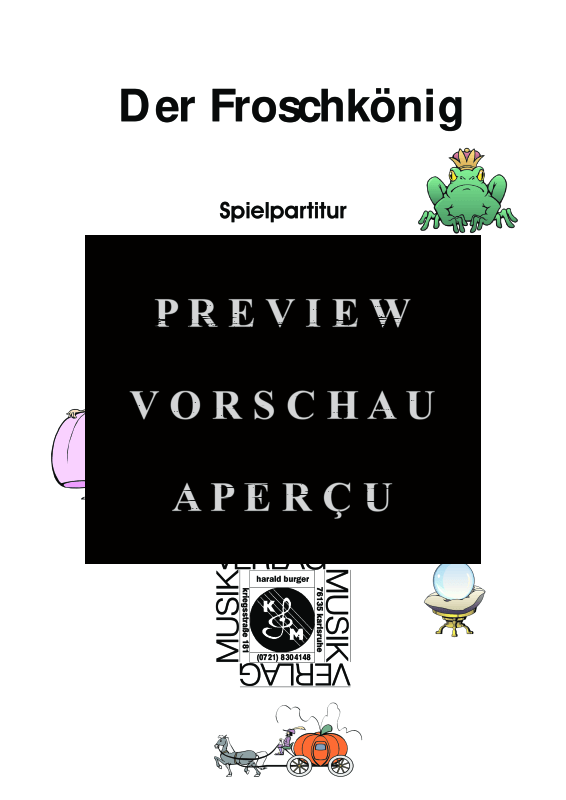 Product gallery: Page 4 of 11 Der Froschkönig (Partitur), , Mixed ensemble wind trio, guitar and speaker