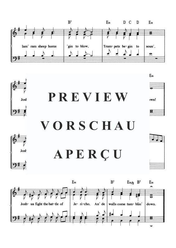 gallery: Joshua Fight the Battle, , Gemischter Chor