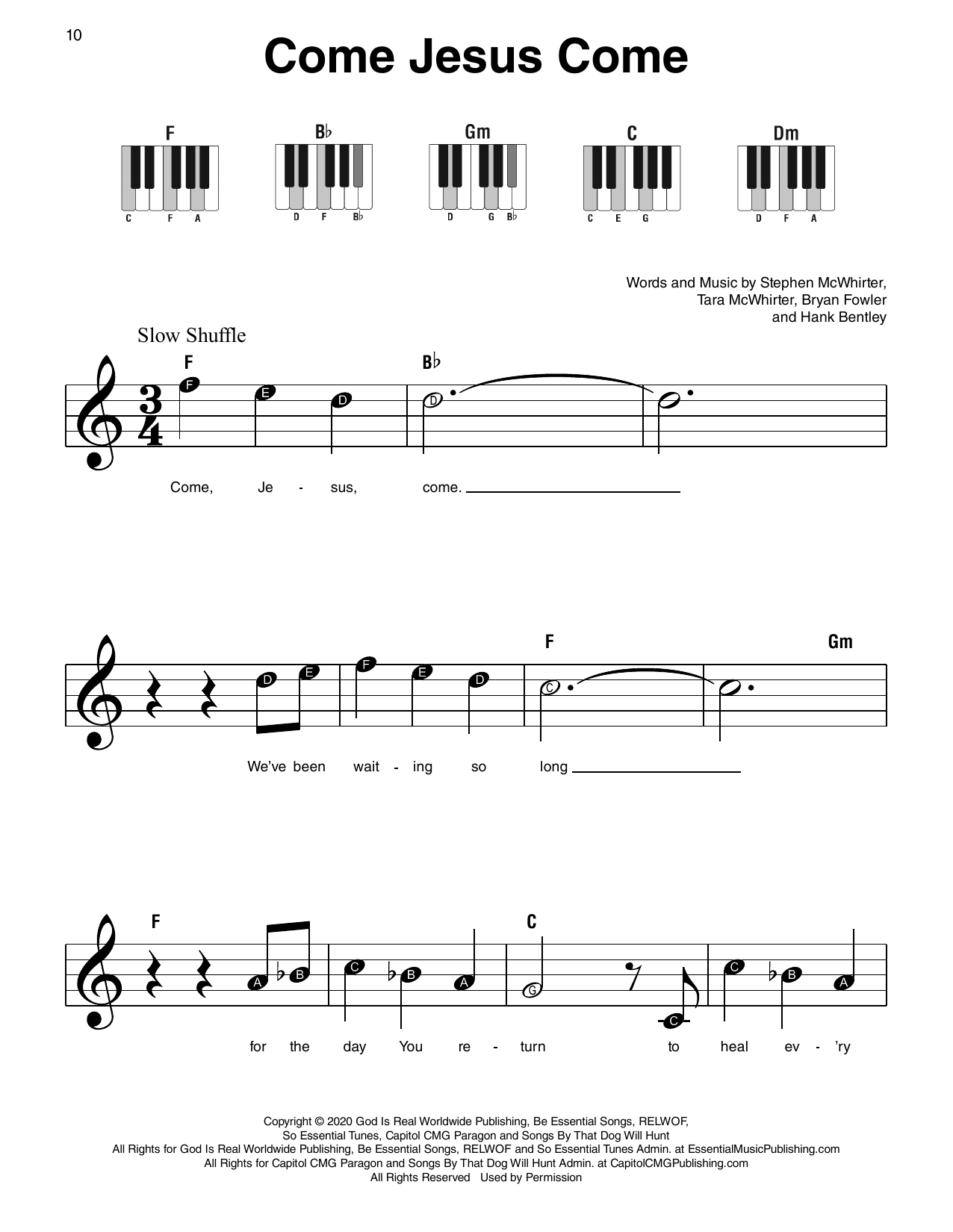 Produktgalerie: Seite 1 von 1 Come Jesus Come, CeCe Winans, Klavier