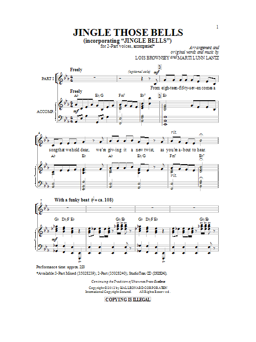 Product gallery: Page 1 of 1 Jingle Those Bells, Lois Brownsey