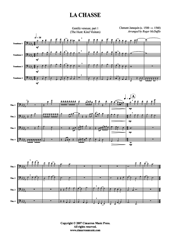 Product picture to: La Chasse Clement Janequin