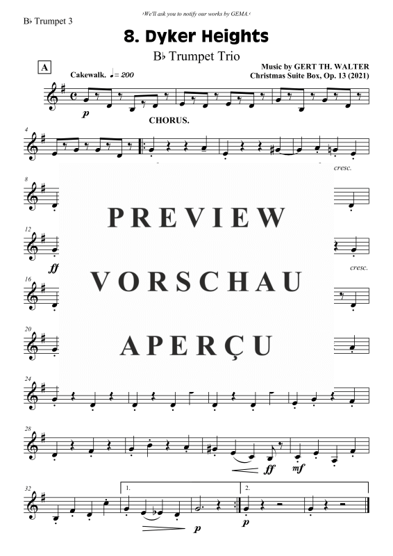 Produktgalerie: Seite 6 von 6 Dyker Heights, , (Trompeten Trio)