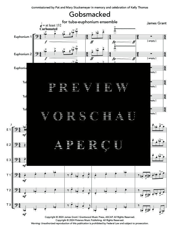 Produktgalerie: Seite 5 von 11 Gobsmacked, , (3x Euphonium 4x Tuba)