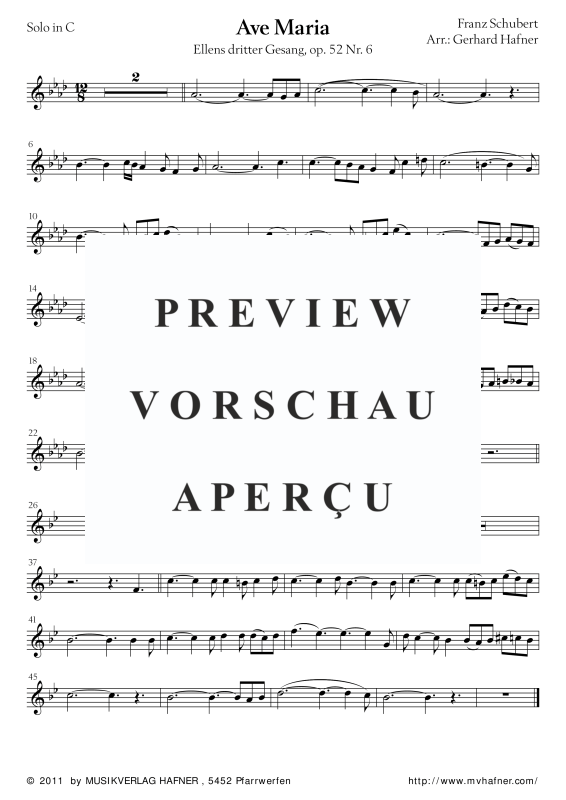 gallery: Ave Maria, , (Großes Blasorchester)