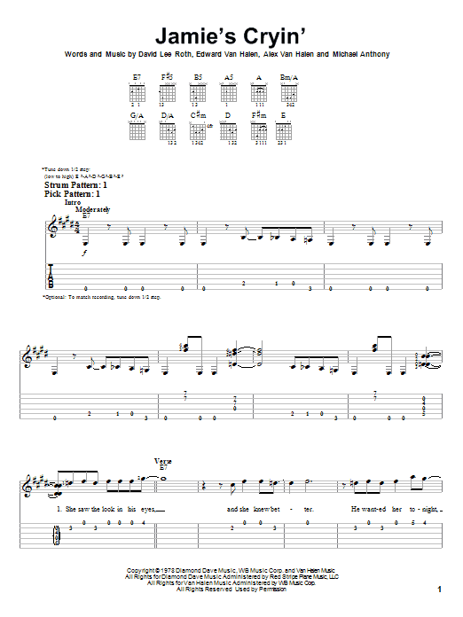 Produktgalerie: Seite 1 von 1 Jamie's Cryin', Van Halen, Gitarre