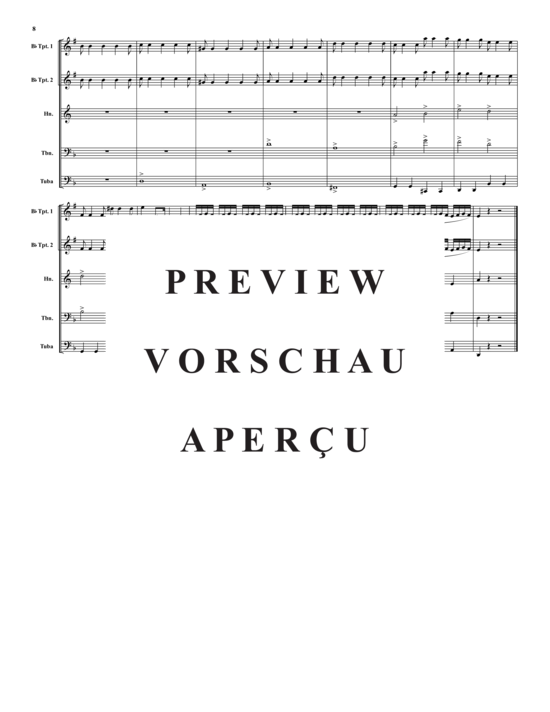 Produktgalerie: Seite 9 von 21 1.Satz aus Symphony Nr. 25 , , (Blechbläser-Quintett)