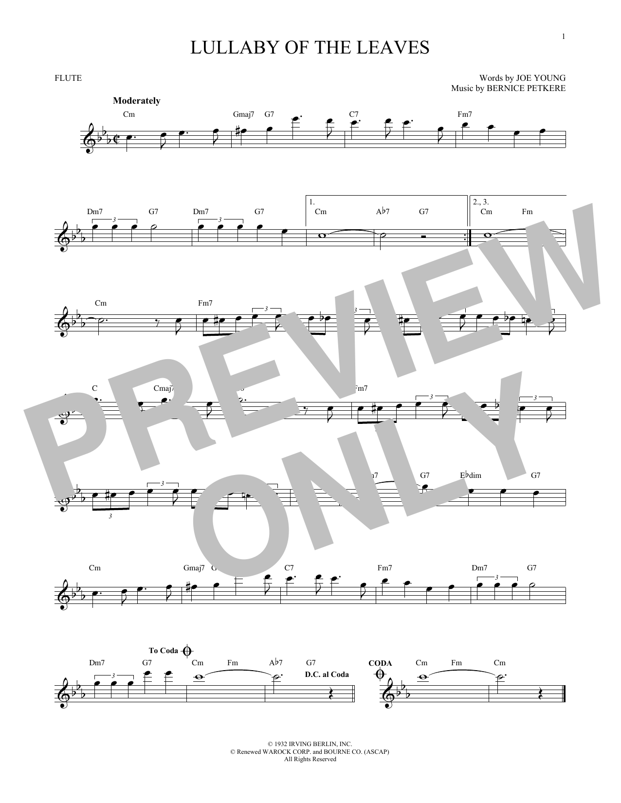 Product gallery: Page 1 of 1 Lullaby Of The Leaves, Bernice Petkere