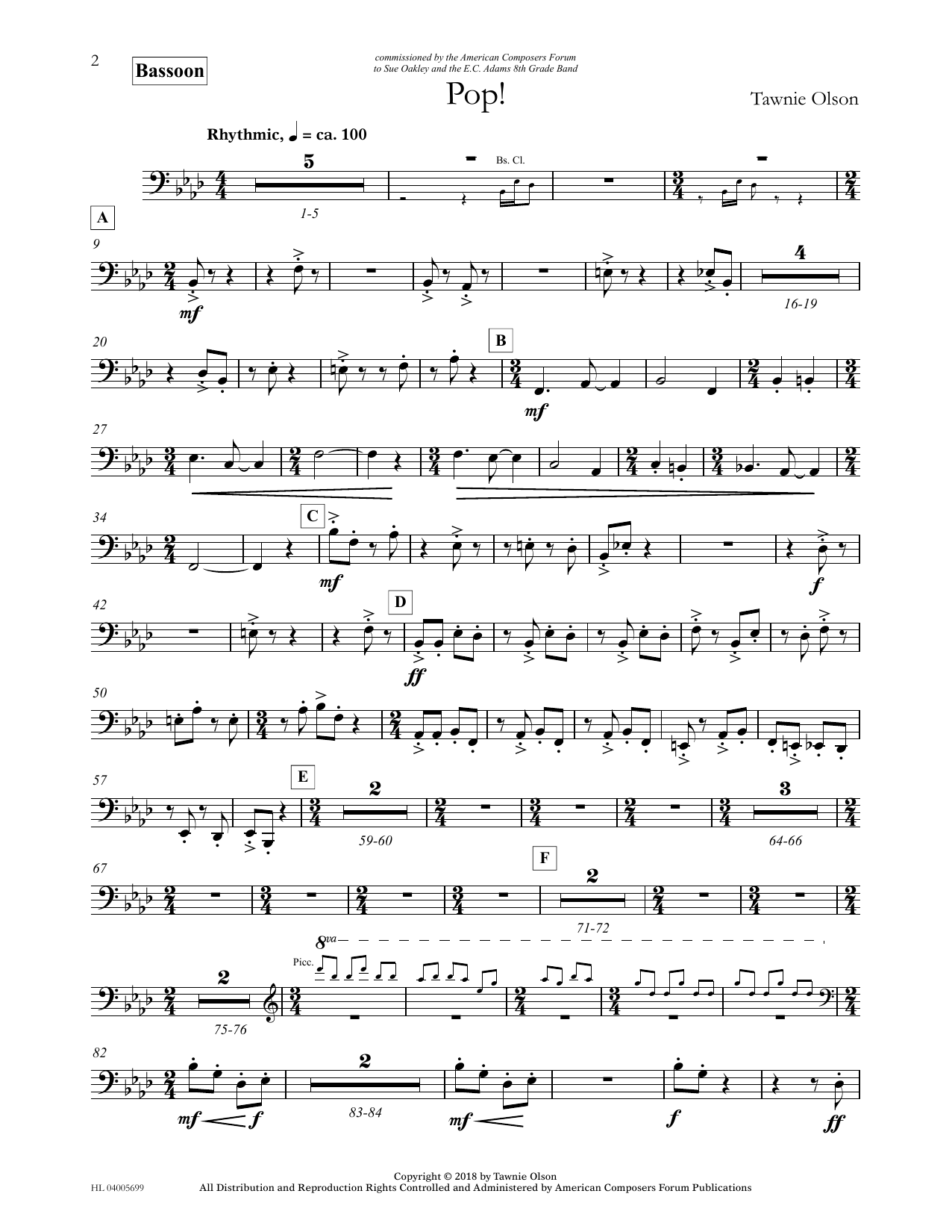 Product picture to: Pop! - Bassoon