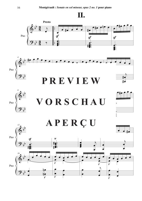 Product gallery: Page 17 of 21 Sonata in g minor, Opus 2 no. 1 , Nicolas Horvath, Piano Solo