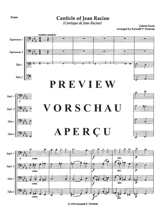 gallery: Canticle of Jean Racine , , (Tuba Quartett EETT)