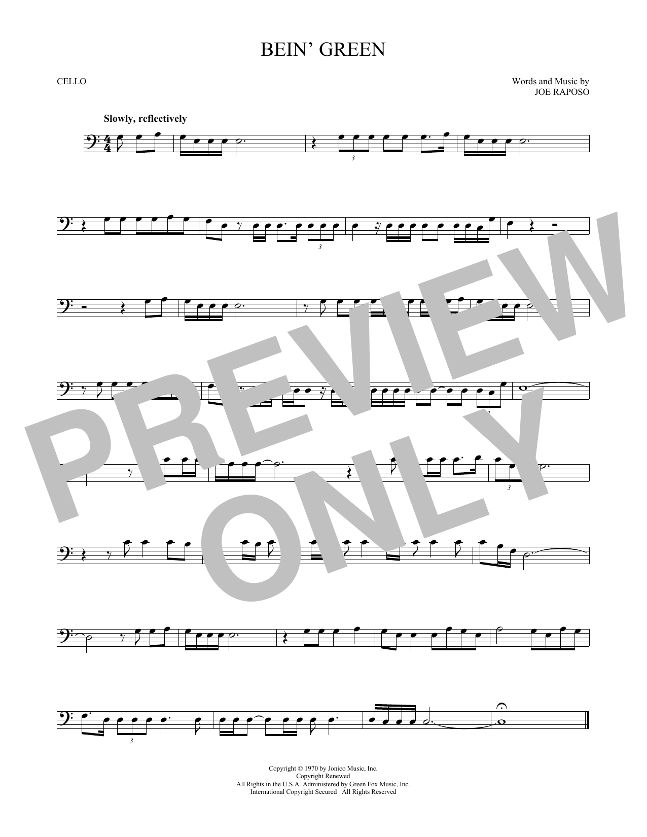 Produktgalerie: Seite 1 von 1 Bein' Green, Kermit The Frog, Violoncello