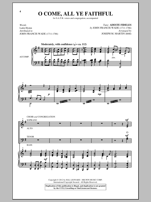 Product gallery: Page 1 of 1 Carols For Choir And Congregation (Collection), Joseph M. Martin