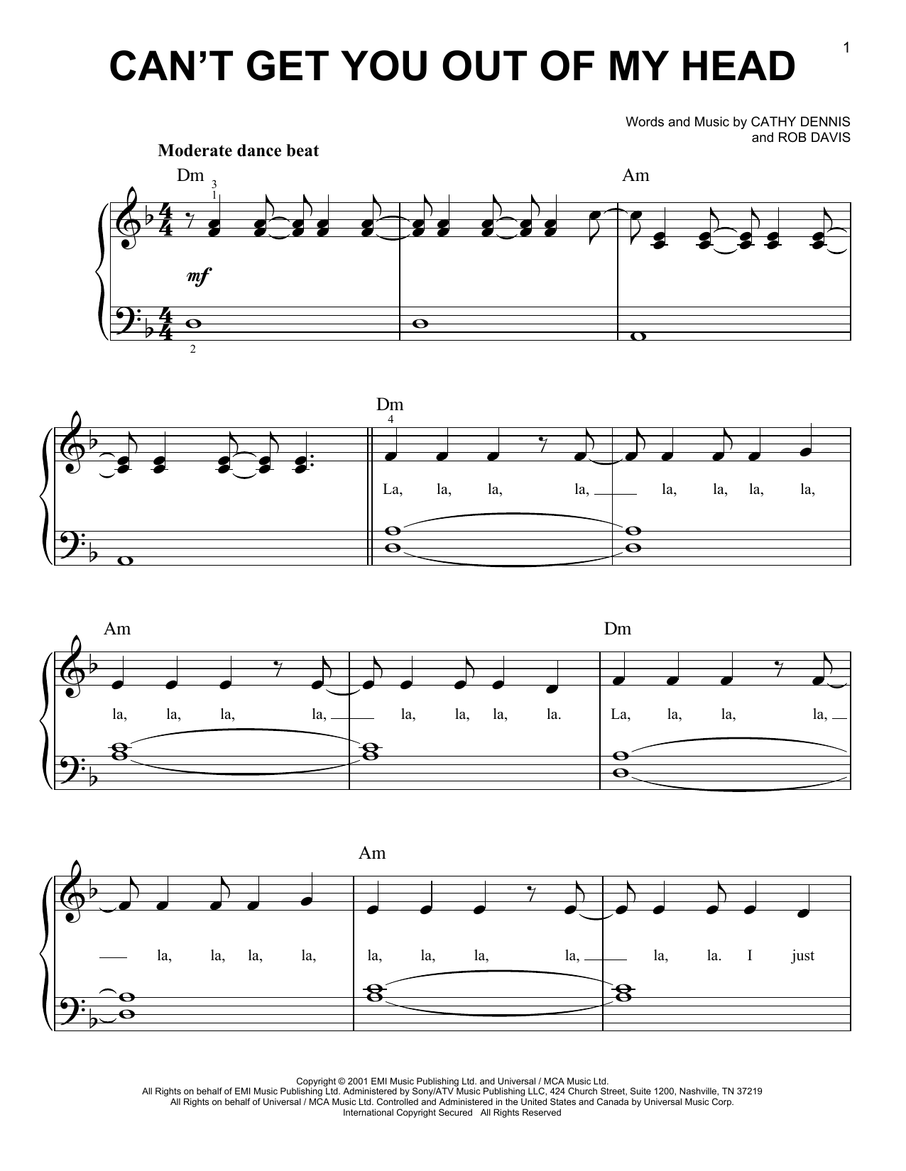 Produktbild zu: Can't Get You Out Of My Head
