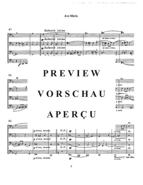 Product gallery: Page 6 of 14 Ave Maria , , (Tuba Quartett EETT)