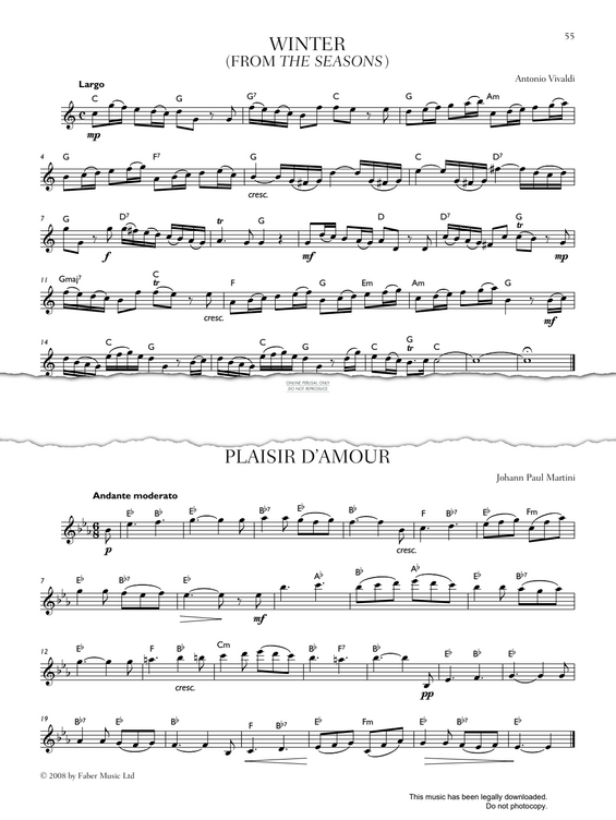 Product gallery: Page 1 of 1 Winter (from 'The Four Seasons'), Antonio Vivaldi