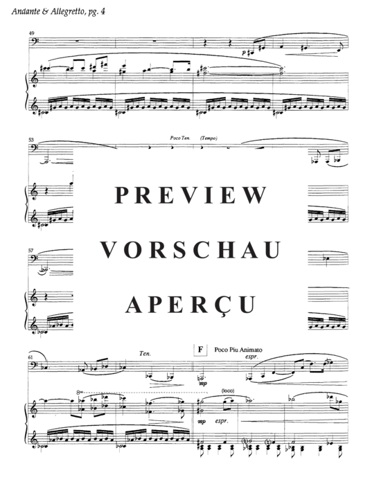 Produktgalerie: Seite 6 von 21 Andante and Allegretto , , (Tuba + Klavier)