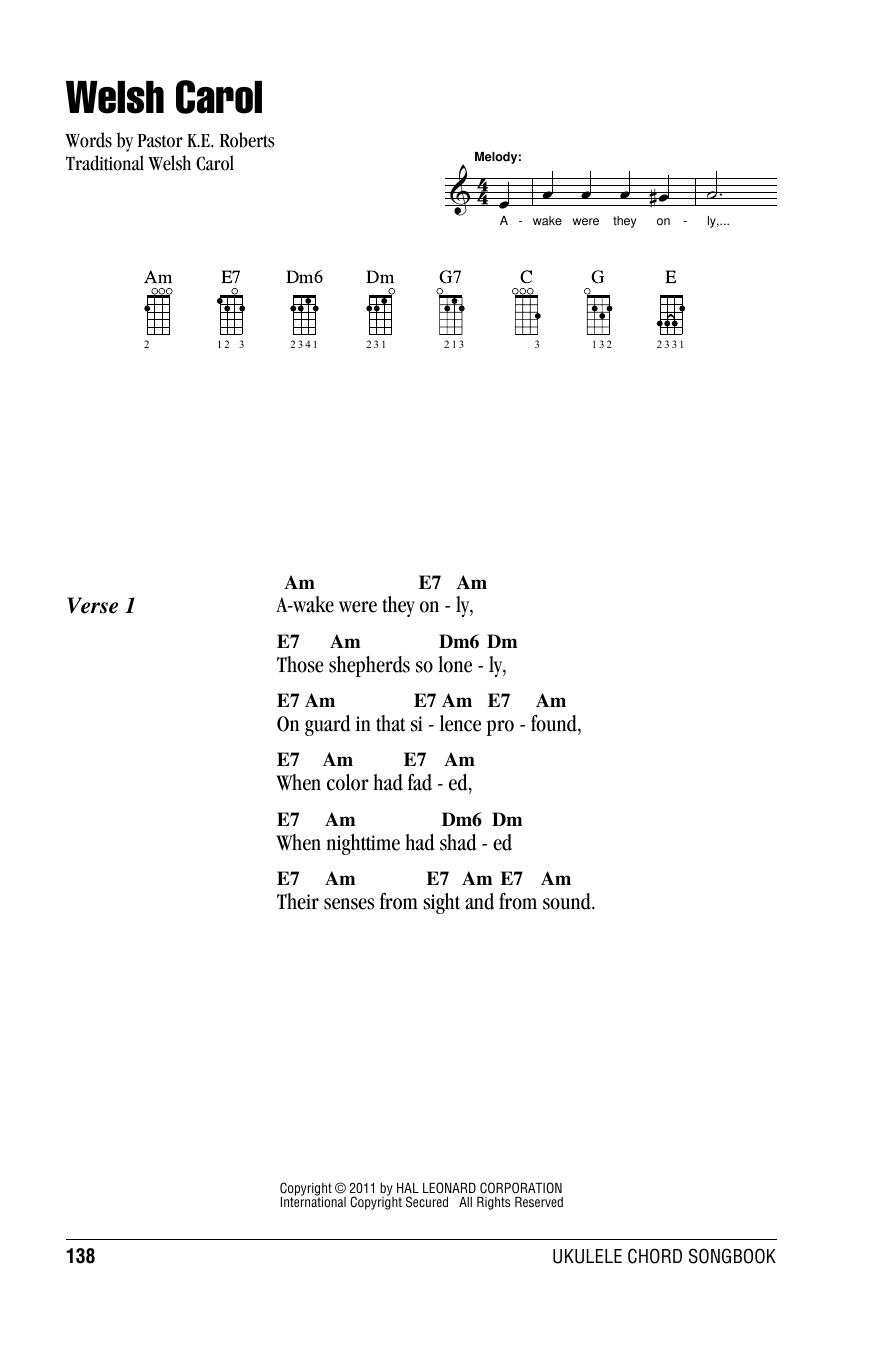 Product gallery: Page 1 of 1 Welsh Carol, Pastor K.E. Roberts