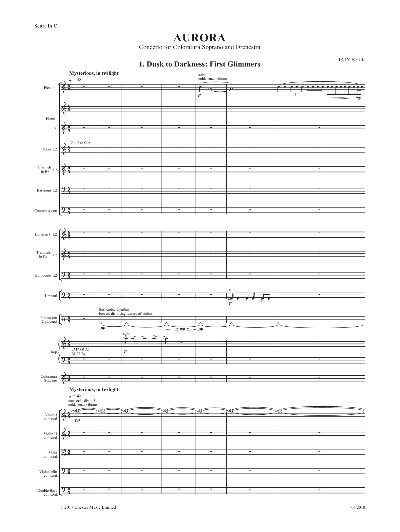 Produktbild zu: Aurora (Study score)