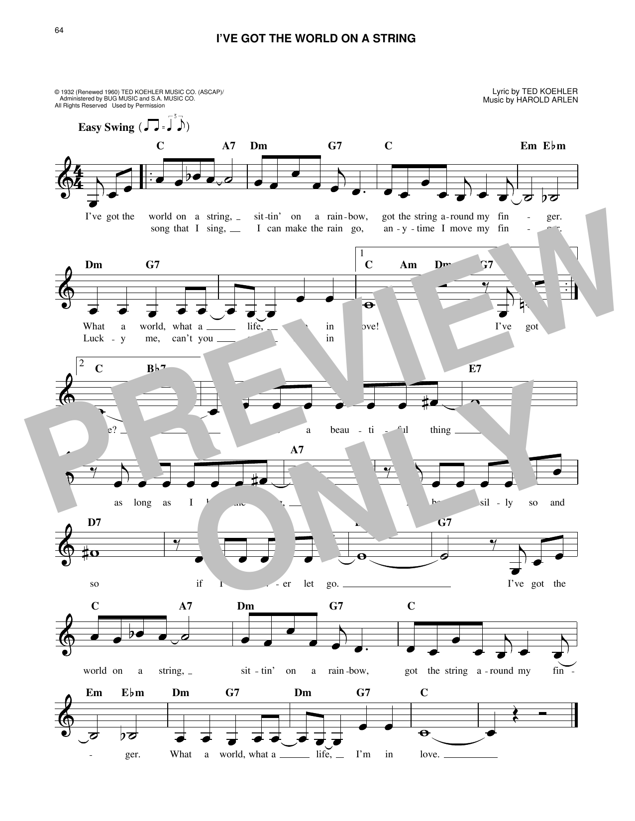 Produktgalerie: Seite 1 von 1 I've Got The World On A String, Frank Sinatra