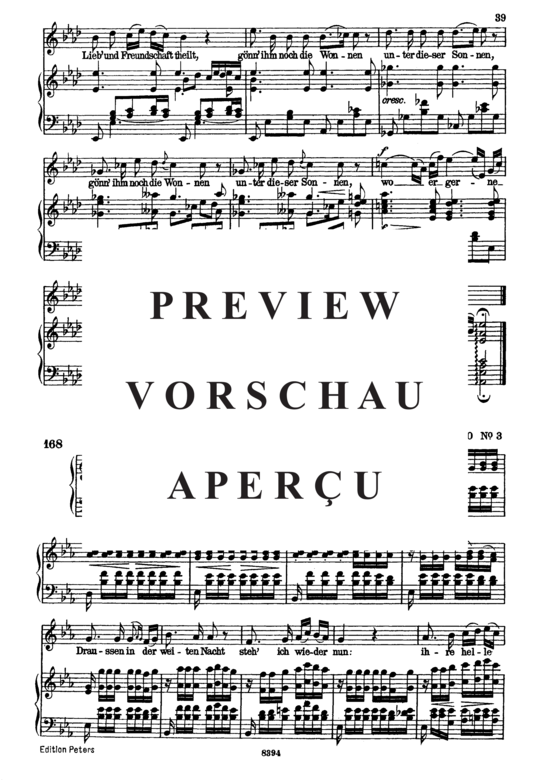 Product gallery: Page 2 of 7 Im Freien D.880, , High Voice and Piano