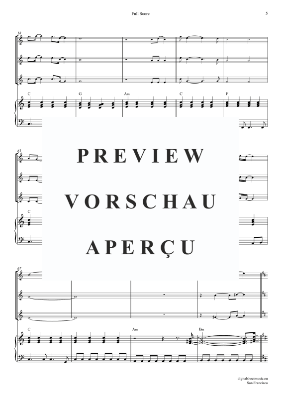 Produktgalerie: Seite 6 von 11 San Francisco, McKenzie, Scott, (Violinen Trio + Klavier)
