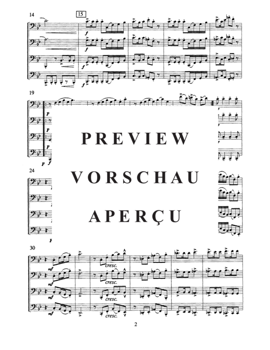 Product gallery: Page 4 of 13 Fanfare No. 1 , , (Tuba Quartett EETT)
