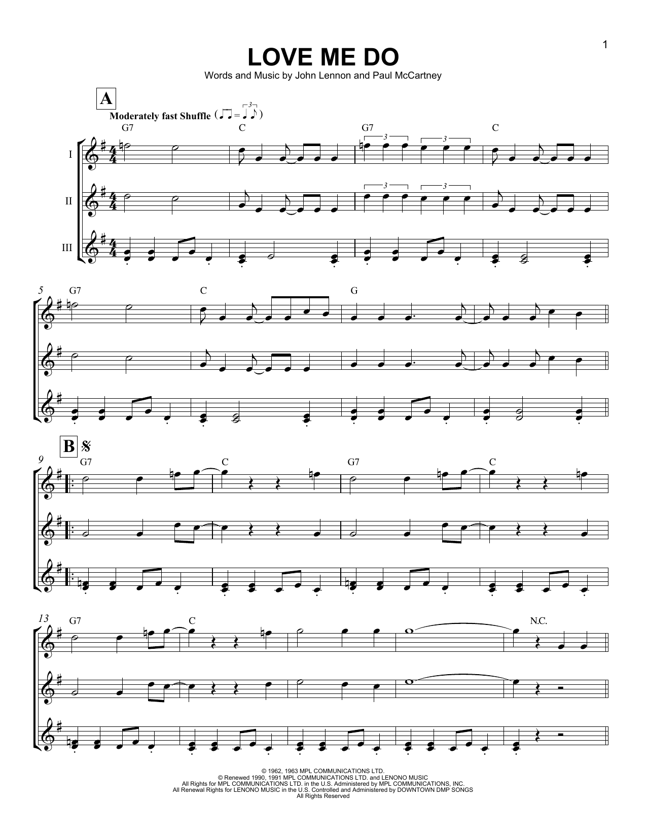 Product gallery: Page 1 of 1 Love Me Do, The Beatles