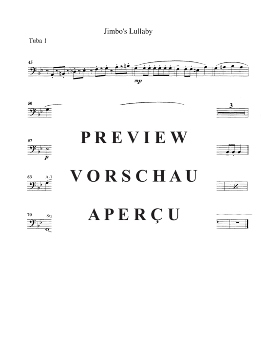 Product gallery: Page 13 of 15 Jimbo´s Lullaby , , (Tuba Quartett EETT)