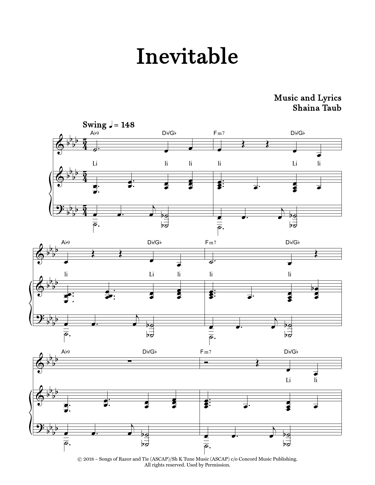 Produktbild zu: Inevitable