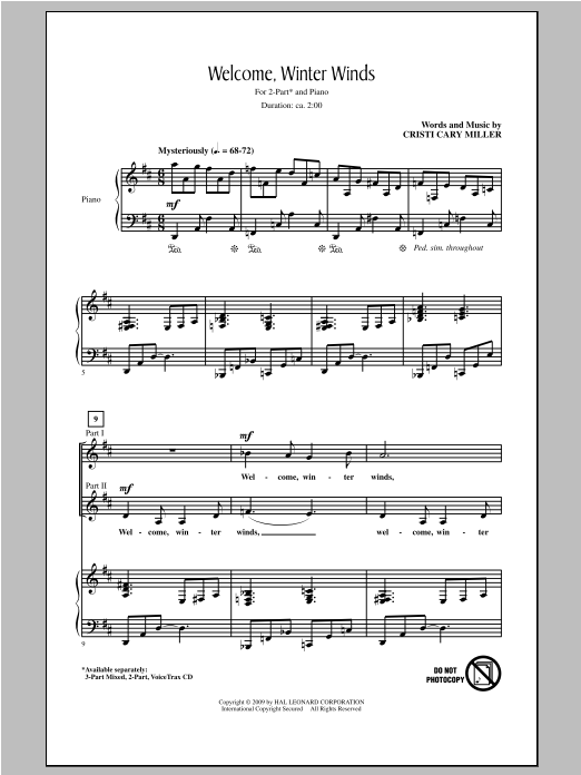 Produktbild zu: Welcome Winter Winds
