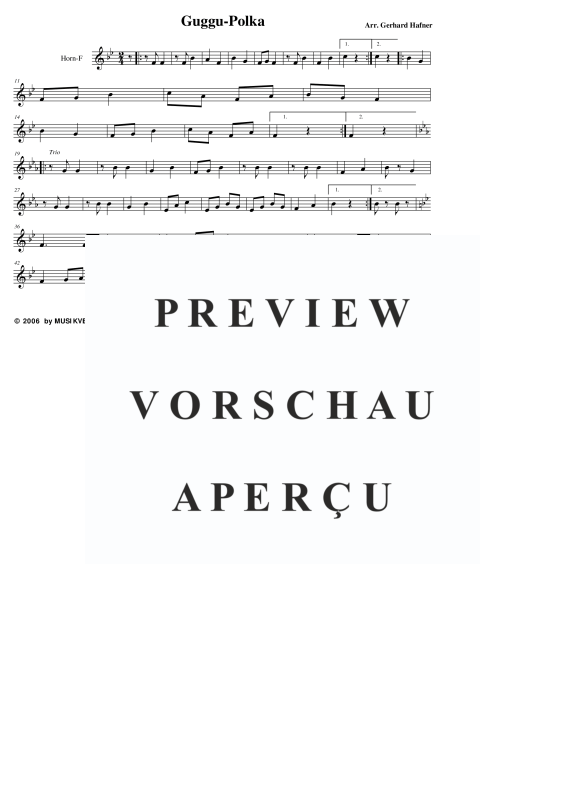 Product gallery: Page 8 of 11 Guggu-Polka, , (woodwind and brass)