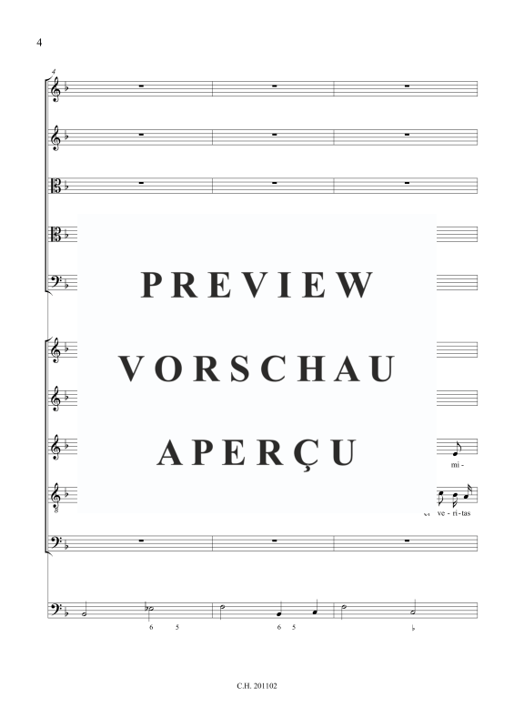 gallery: 3 Psalmen (Psalm 116: Laudate Dominum / Psalm 122: Laetatus sum / Psalm 147: Lauda Jerusalem), , (Gemischtes Ensemble 5 Vokalstimmen, Streicher/Bläser und BC)
