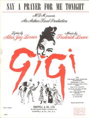 cover: Say A Prayer For Me Tonight (from 'Gigi'), Frederick Loewe