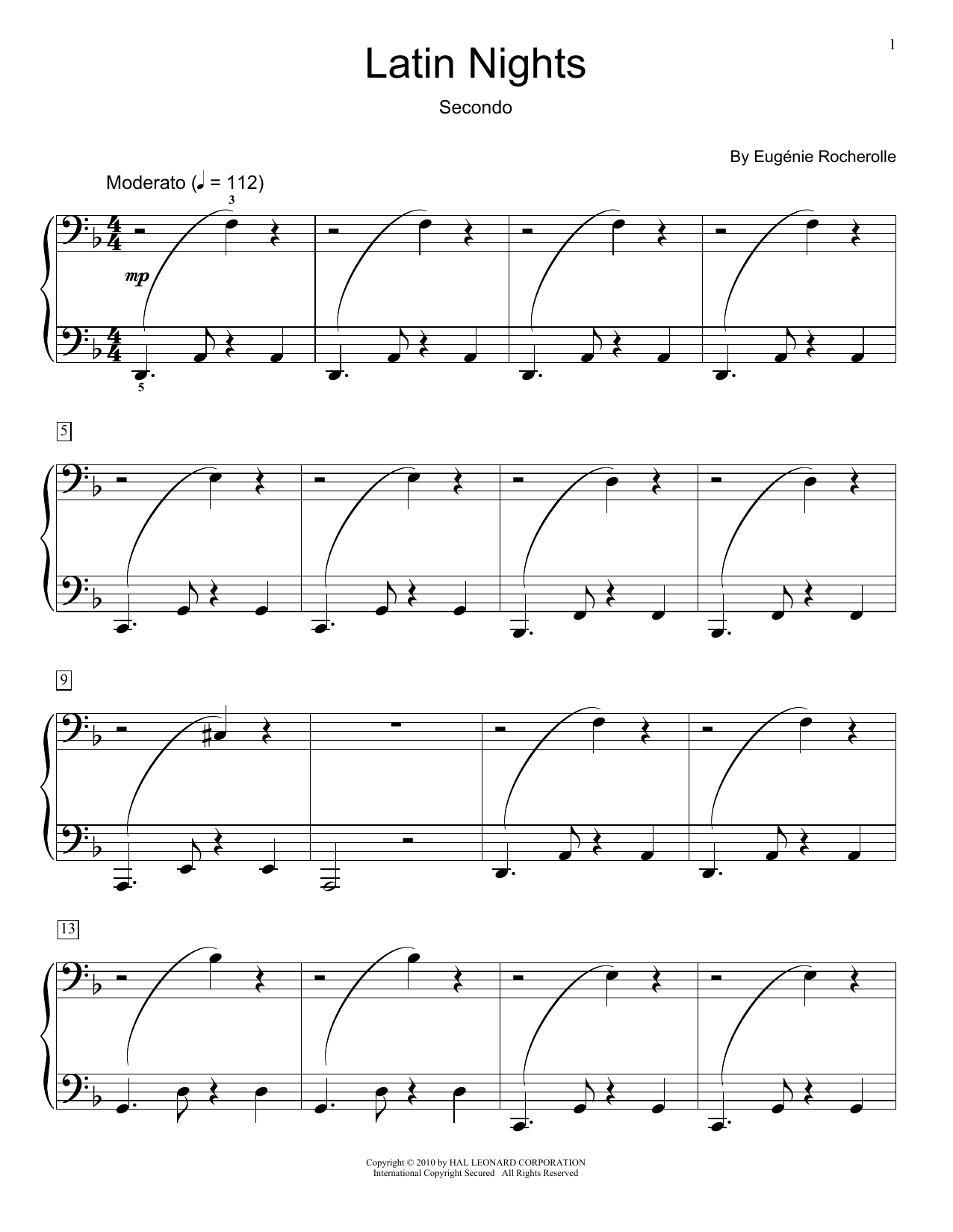 Produktgalerie: Seite 1 von 1 Latin Nights, Eugénie Rocherolle, Klavier