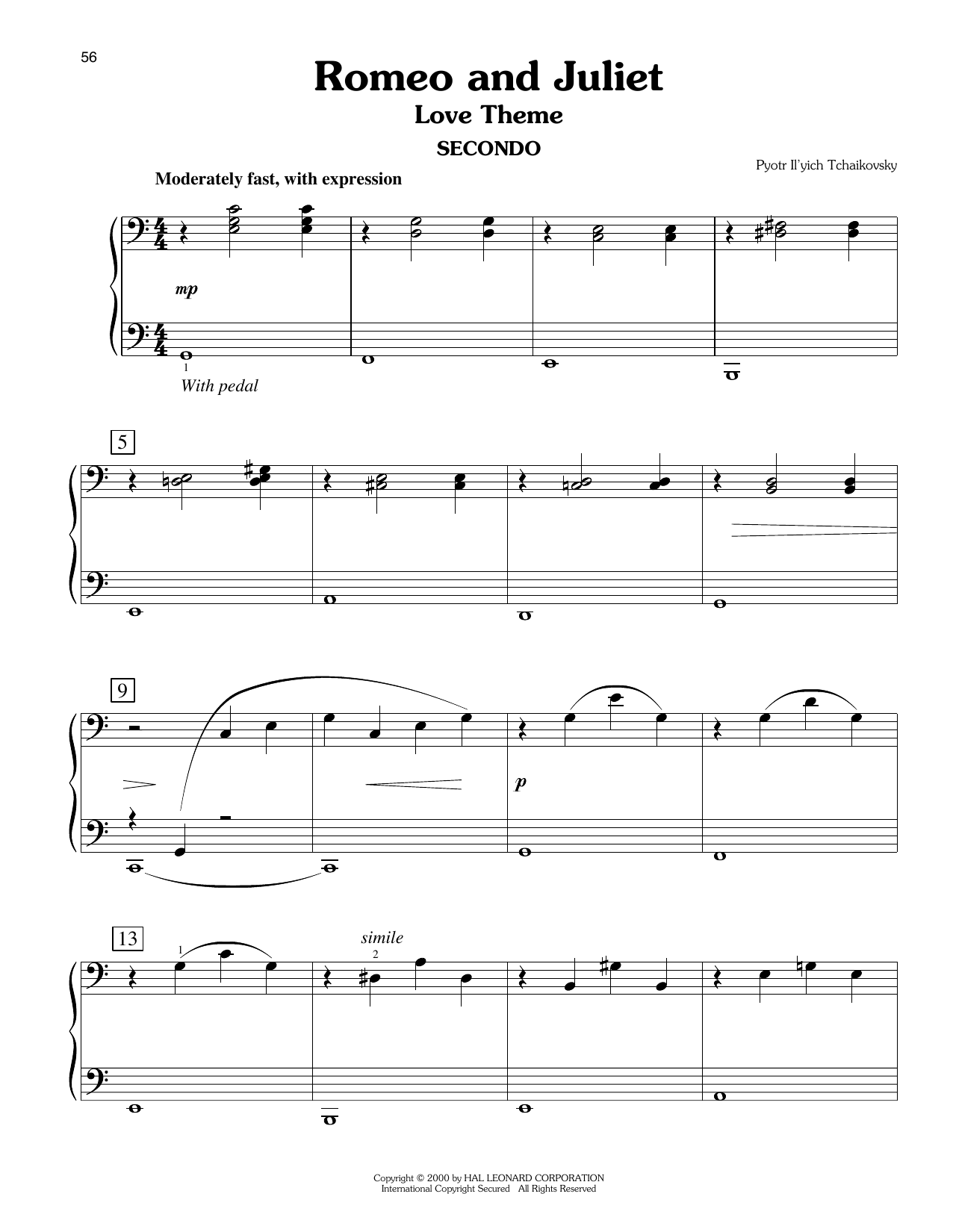 Produktbild zu: Romeo And Juliet (Love Theme) (arr. Carol Klose)