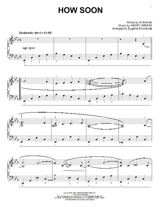Product gallery: Page 1 of 1 How Soon, Henry Mancini