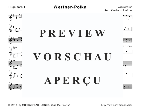 gallery: Werfner-Polka, , (Holz- und Blechbläser)