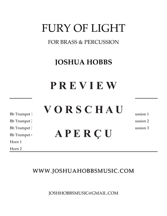 Product gallery: Page 2 of 21 Fury of Light , , (Brass Ensemble)