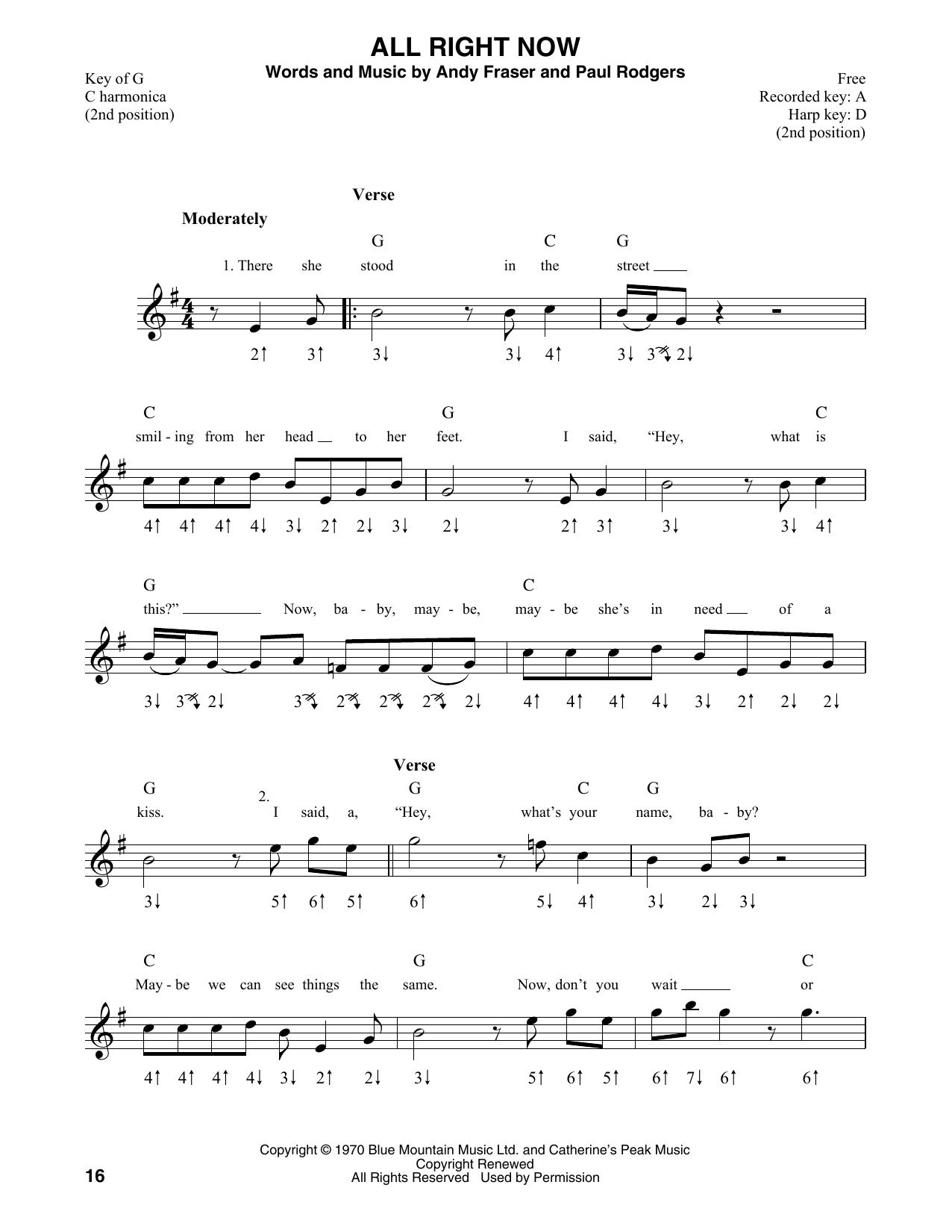 Product gallery: Page 1 of 1 All Right Now, Free