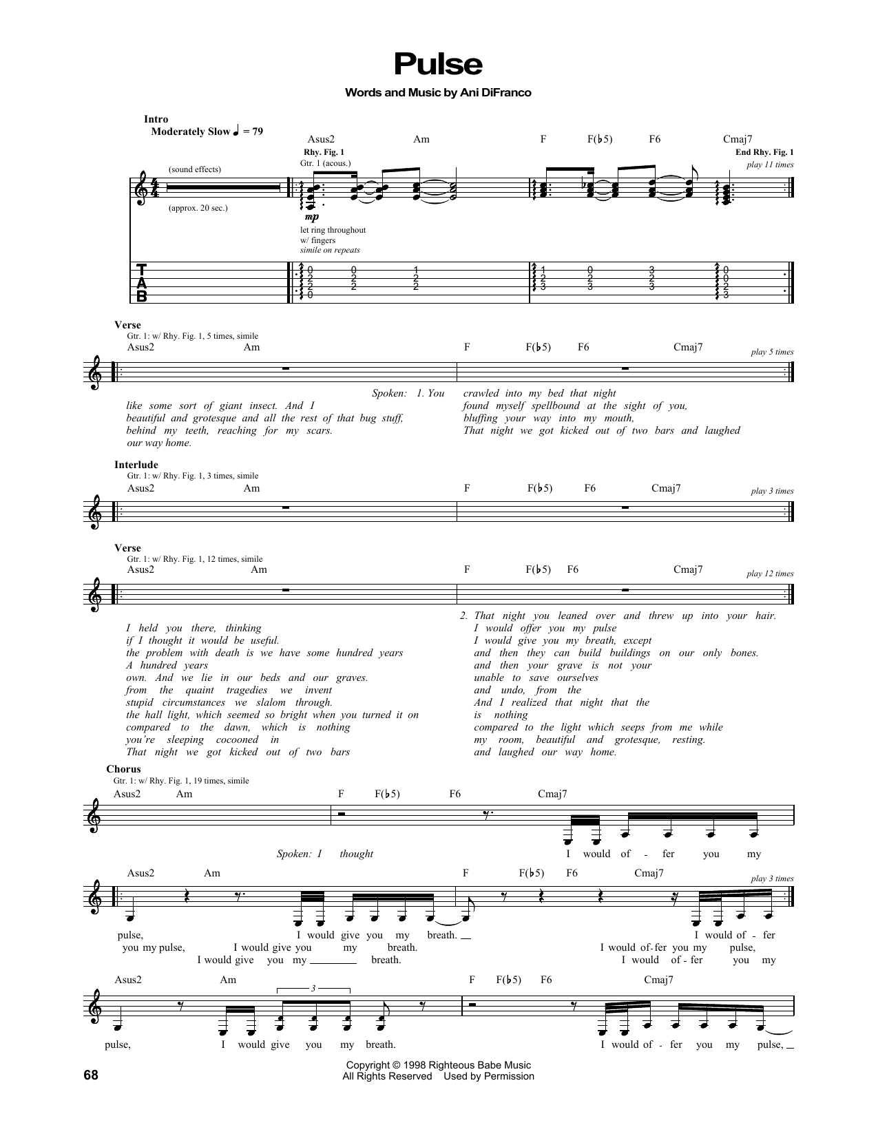 Product gallery: Page 1 of 1 Pulse, Ani DiFranco
