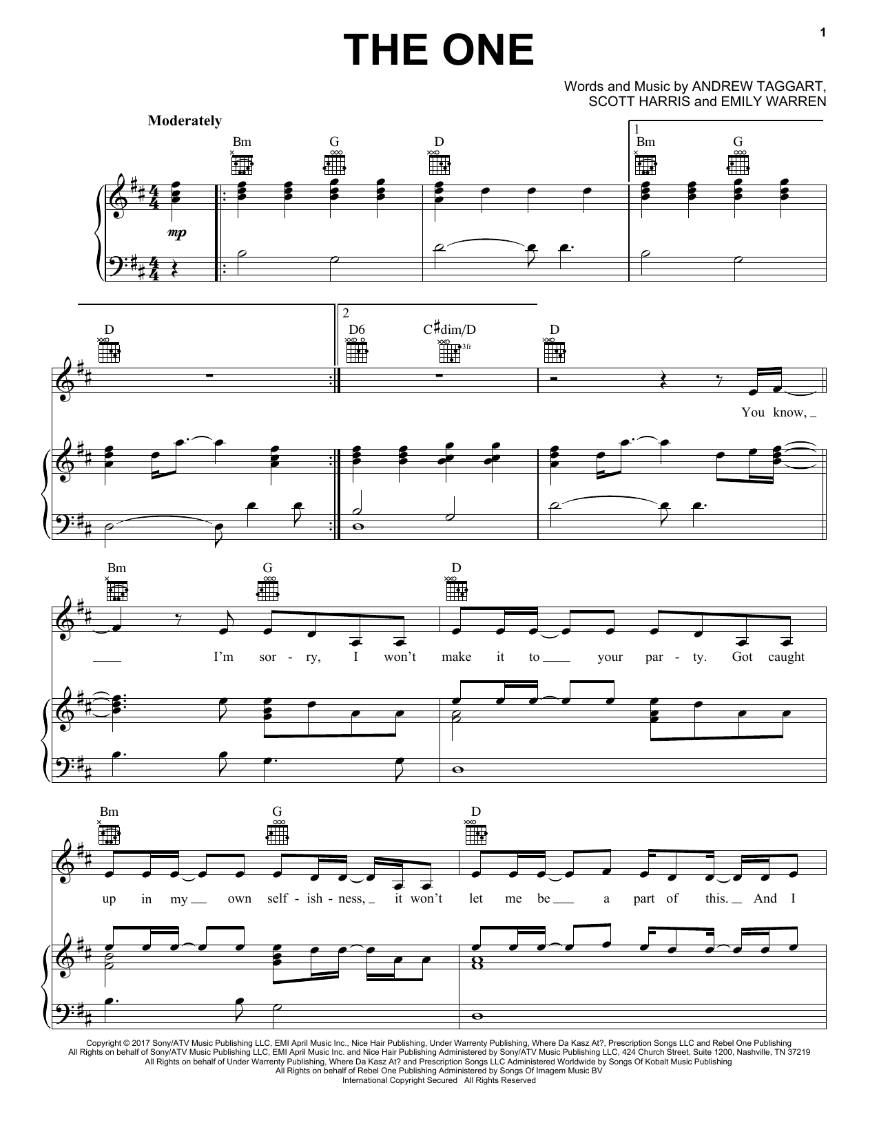 Produktbild zu: The One