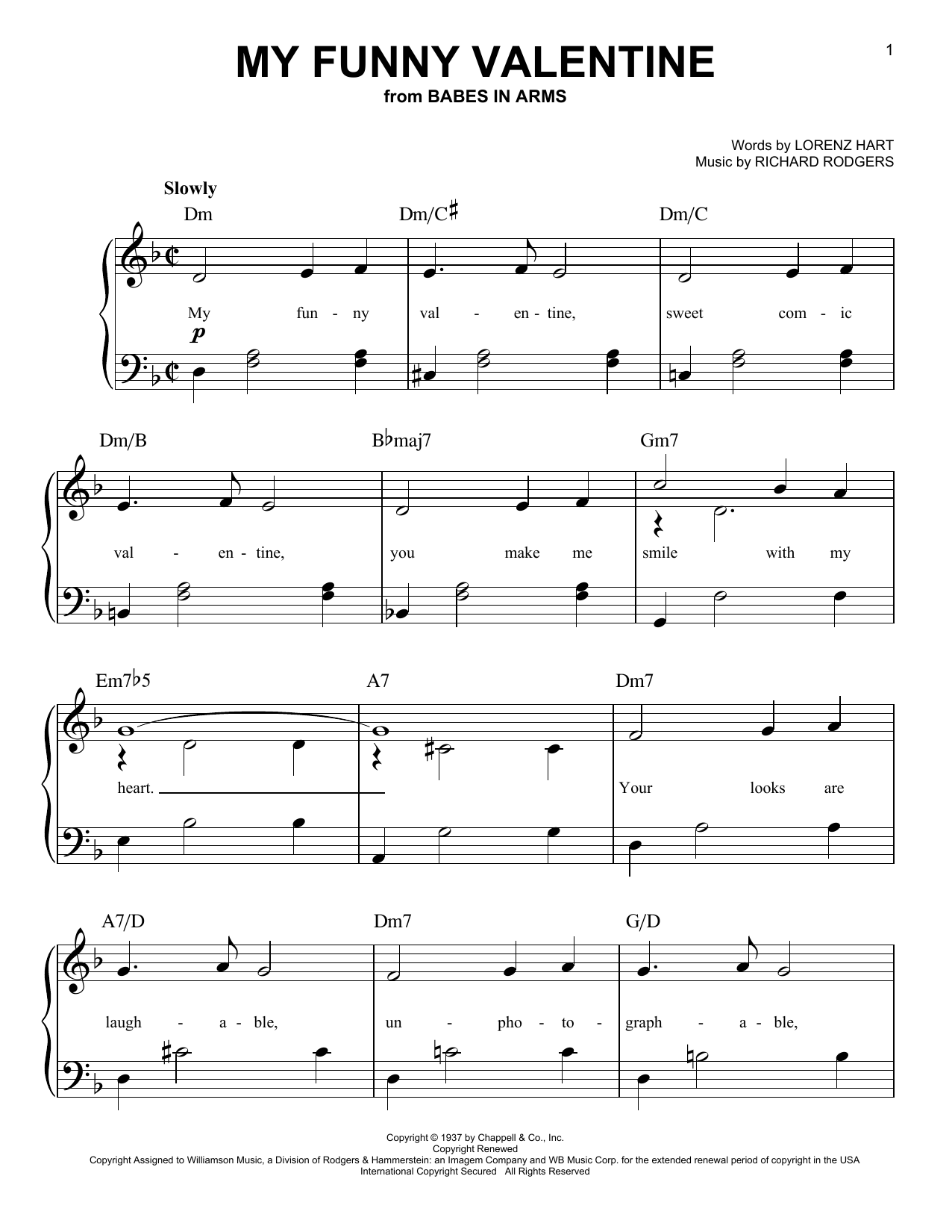 Produktbild zu: My Funny Valentine