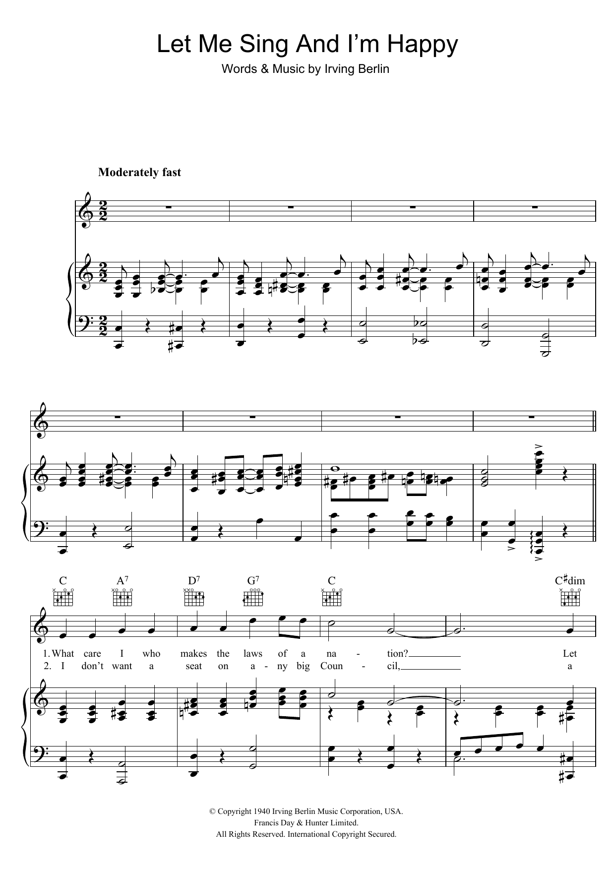 Produktbild zu: Let Me Sing And I'm Happy
