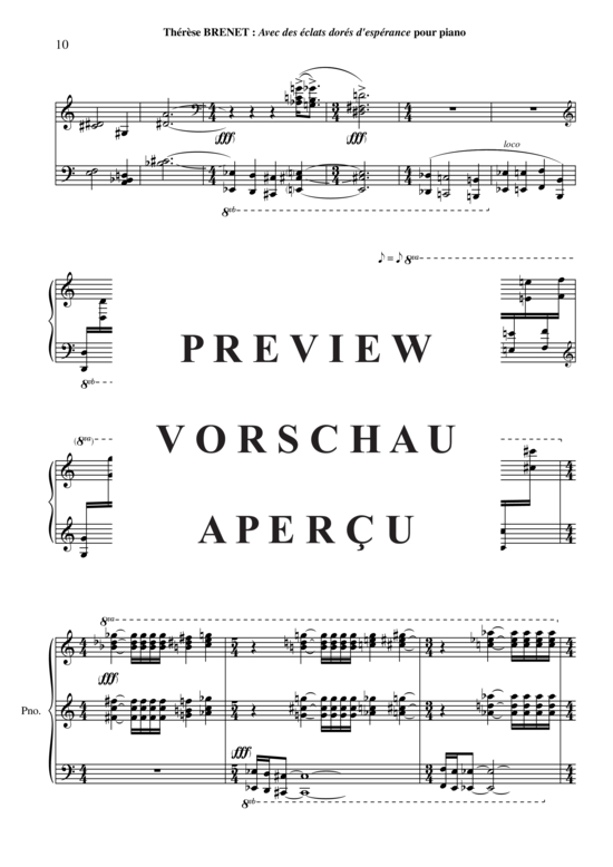 Product gallery: Page 11 of 12 Avec des eclats dores d'esperance , , Piano Solo