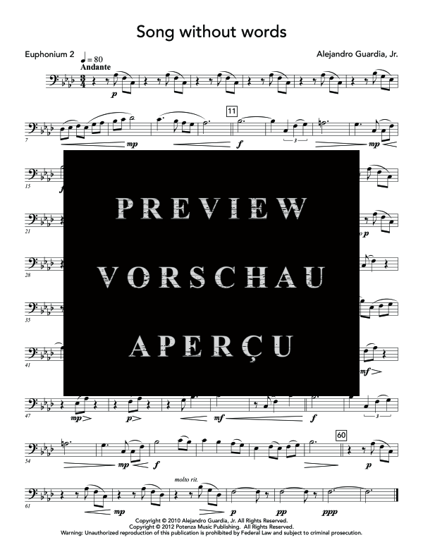 Product gallery: Page 11 of 11 Song Without Words, , (Tuba Quartett EETT)