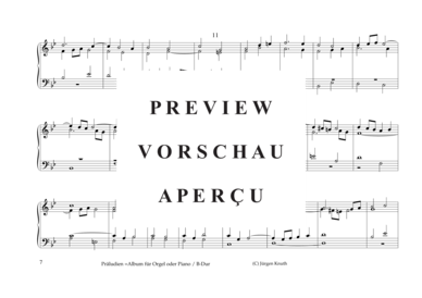 gallery: Präludien =Album für Orgel oder Piano , , (B-Dur)