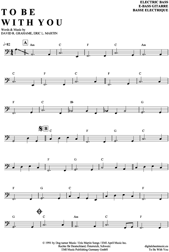 Product picture to: To be with you Mr. Big