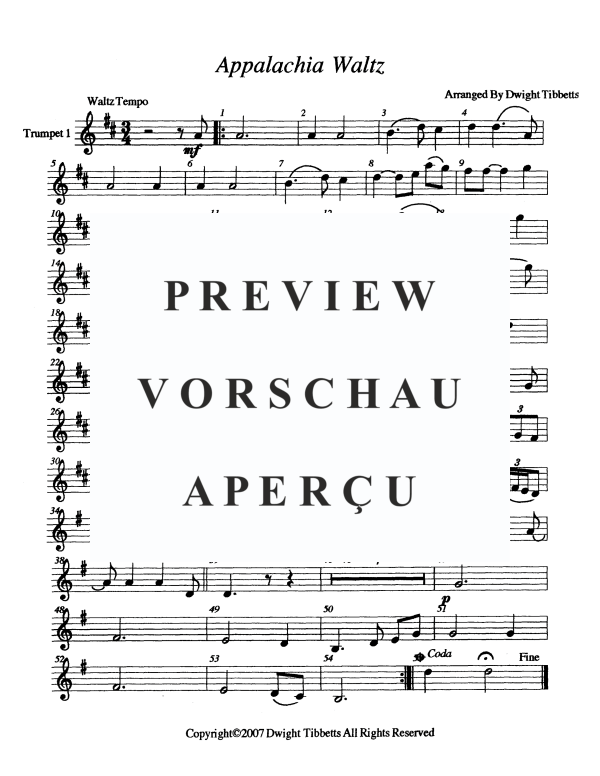 Produktgalerie: Seite 8 von 11 Appalachia Waltz, , Blechbläser Quintett