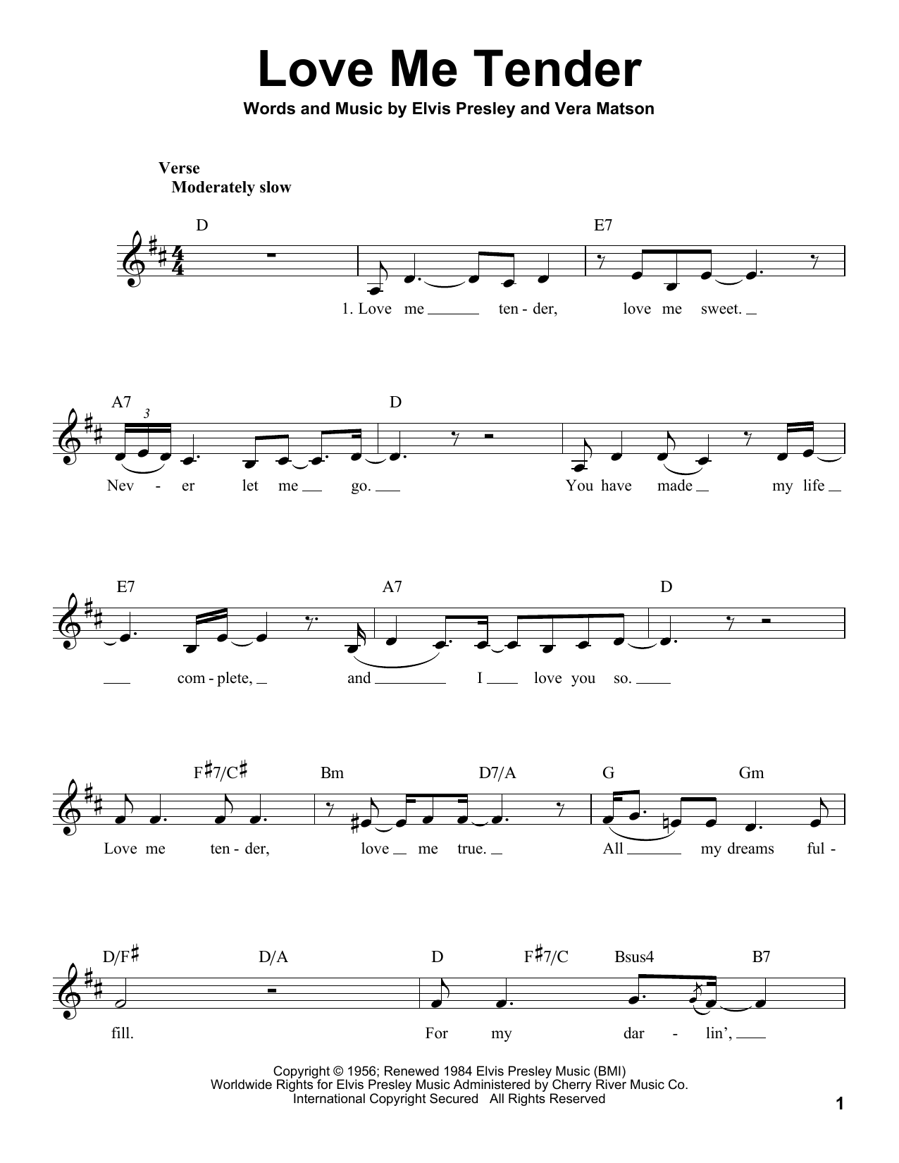 Produktgalerie: Seite 1 von 1 Love Me Tender, Elvis Presley, Gesang